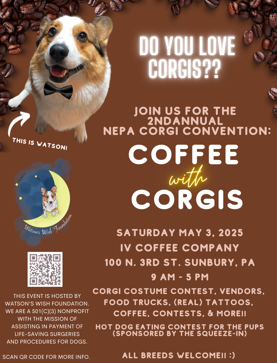 Coffee w corgis